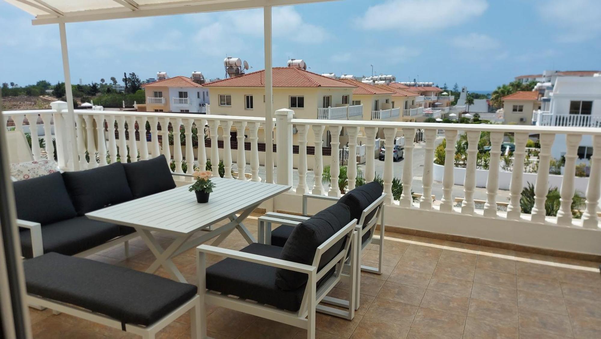 Nissi Golden Sands Sea View 2 Bedroom Apartment Ajía Nápa Kültér fotó